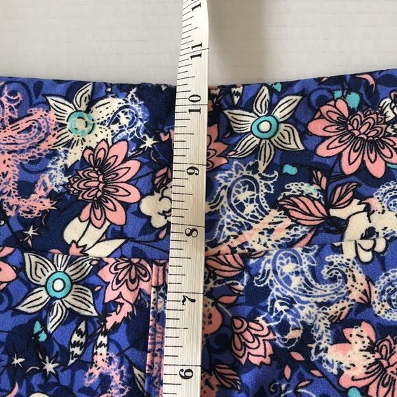 LuLaRoe Print Leggings Comfort Stretch Elastic Waist OS--One Size 4 PAIR BUNDLE - Picture 11 of 13